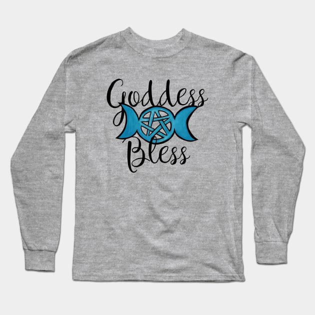 Goddess Bless Long Sleeve T-Shirt by bubbsnugg